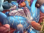4:3 abs after_anal alex_(jrbart) ambiguous_species anthro balls black_penis blue_balls blue_body blue_penis bodily_fluids bukkake cirrus_(xp) crazydrak cum cum_everywhere cum_on_balls cum_on_belly cum_on_body cum_on_chest cum_on_face cum_on_leg cum_on_penis cum_on_tail dragon erection foreskin genital_fluids genital_piercing genitals group humanoid_genitalia humanoid_penis lying male male/male male_penetrated male_penetrating male_penetrating_male messy muscular muscular_anthro muscular_male mythological_creature mythological_scalie mythology narrowed_eyes nimbus_whitetail nipples nude on_back oral oral_penetration pecs penetration penis penis_in_mouth penis_piercing piercing pink_penis prince_albert_piercing red_eyes scalie sex signature solo_focus tail vein veiny_penis white_balls white_body yellow_balls