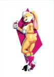 absurd_res anthro areola big_breasts big_butt black_eyes blonde_hair bodily_fluids breasts buckteeth butt clothing electronics eyelashes female floppy_ears footwear footwear_only front_view fur gloves gloves_only hair handwear handwear_only head_tuft headphones headphones_around_neck hi_res holding_object holding_phone lagomorph leporid lola_bunny looking_at_viewer looney_tunes lop_ears mammal mostly_nude nipple_piercing nipples notilustregui nude open_mouth open_smile orange_body orange_fur phone piercing pink_areola pink_background pink_nipples pink_nose rabbit roller_skates scut_tail short_tail simple_background smile solo sweat sweatdrop tail tan_body tan_fur teeth thick_thighs tuft warner_brothers white_clothing white_gloves white_handwear wide_hips