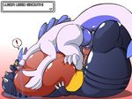  anal anal_penetration balls blue_body blush cum cum_inflation cum_inside drgnalexia drooling excessive_cum garchomp group group_sex hydropump hyper inflation legendary_pok&#233;mon lucario lugia male morbidly_obese nintendo nude obese overweight penetration plain_background pok&#233;mon pokemon saliva sex size_difference threesome video_games water water_inflation white_background 