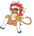  female fire infernape nintendo pok&#233;mon pokemon pussy solo spread_legs spreading unknown_artist video_games 