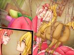 2025 accessory animal_genitalia anus apode areola arthropod_webbing big_breasts blonde_hair bound breasts brown_body brown_fur centaur centorea_shianus_(monster_musume) draconcopode duo equid equid_taur equine_genitalia european_mythology female female/female freckles fur genitals greek_mythology hair hair_accessory half-closed_eyes hi_res horseshoe huge_breasts humanoid_taur lamia legless mammal mammal_taur miia_(monster_musume) monster_girl_(genre) monster_musume mythology narrowed_eyes navel nipples nude pink_nipples red_hair reptile scalie serpentine smile snake split_form taur teats udders web_bondage yellow_eyes zuckergelee