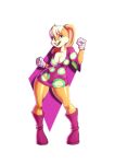absurd_res anthro big_breasts black_eyes blonde_hair boots breasts buckteeth cleavage clothed clothing dress eyelashes eyeshadow female floppy_ears footwear fur gloves hair handwear head_tuft hi_res lagomorph leporid lola_bunny looking_at_viewer looney_tunes lop_ears makeup mammal nipple_outline notilustregui open_mouth open_smile pattern_clothing pattern_dress pink_eyeshadow pink_nose purple_background purple_boots purple_clothing purple_dress purple_footwear rabbit shoes simple_background smile solo tan_body tan_fur teeth thick_thighs tuft warner_brothers white_background white_clothing white_gloves white_handwear wide_hips