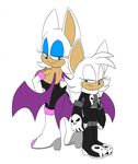  anthro bat big_breasts breasts cleavage clothed clothing duo female mammal ravnic rouge_the_bat sonic_(series) 