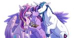  2017 equine female friendship_is_magic horn lopoddity male mammal my_little_pony pandora_(lopoddity) princess_cadance_(mlp) shining_armor_(mlp) tears unicorn winged_unicorn wings 