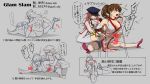  2girls arched_back backbreaker bula dead_or_alive kasumi_(doa) multiple_girls pain poison_(final_fight) ryona street_fighter submission_hold tears wrestling 