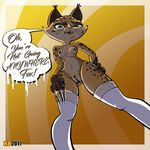  breasts claws clothing feline female hentai_boy legwear lily lynx mammal nude pussy spyfox stockings 
