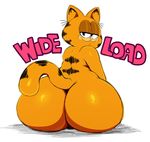  big_butt butt cat feline fur garfield garfield_(series) huge_butt looking_at_viewer mammal sitting sssonic2 thick_thighs 