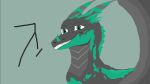  2019 dragon horn looking_at_viewer scalie simple_background solo teeth western_dragon wings 