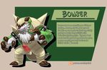  balls bowser chesnaught description haychel mario_bros nintendo penis pok&eacute;mon video_games westling 