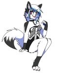  alpha_channel andogg anthro breasts canine clothed clothing collar female fur hair leash mammal open_mouth simple_background solo transparent_background 