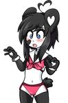  andogg anthro bear blush chibi clothed clothing female mammal open_mouth panda solo standing underwear wide_hips 