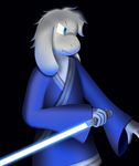  asriel_dreemurr boss_monster crossover jedi lightsaber rey_starlight star_wars underforce undertale video_games youngbenkenobi 