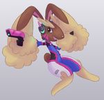  2017 brown_fur brown_hair d.va_(overwatch) fur hair itoruna lagomorph lopunny mammal nintendo overwatch pok&eacute;mon video_games 