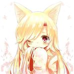  anime blonde_hair cute feline female hair invalid_tag mammal red_eyes 