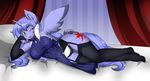  2017 anthro clothing cutie_mark dress equine fan_character female garter_belt garter_straps horn legwear mammal mariah_wolves my_little_pony one_eye_closed panties solo stockings tongue tongue_out underwear winged_unicorn wings wink zzvinniezz 