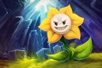  2017 boss_monster flora_fauna flower flowey_the_flower plant tsaoshin undertale video_games 