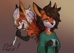  anthro blood breasts canine clothed clothing diadorin duo featureless_breasts female fur hair knife mammal open_mouth smile 