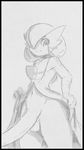  balls gardevoir girly long_penis male monochrome nintendo penis pok&eacute;mon solo somnamg video_games 