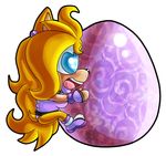  2017 chibi cute digital_media_(artwork) ear_piercing easter easter_egg egg fan_character fc female full_body holidays mammal nyurora piercing smile sonic_(series) ych 