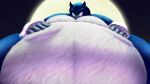 2025 3d_(artwork) absurd_res anthro belly belly_squish big_belly big_moobs black_nose blue_body blue_ears blue_inner_ear cindablimp colored digital_media_(artwork) eulipotyphlan front_view green_eyes hand_on_belly hand_on_own_belly hi_res huge_belly huge_moobs hyper hyper_belly hyper_moobs male mammal moobs moon morbidly_obese morbidly_obese_anthro morbidly_obese_male multicolored_body night obese obese_anthro obese_male overweight overweight_anthro overweight_male sega shaded sharp_teeth solo sonic_the_hedgehog_(series) sonic_the_werehog sonic_unleashed source_filmmaker_(artwork) squish teeth two_tone_body werecreature wereeulipotyphlan werehog white_body