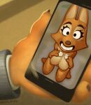anthro big_breasts breasts canid canine clothing diane_foxington digital_media_(artwork) dreamworks eyebrow_piercing facial_piercing female fox fur hi_res kirikatt looking_at_viewer mammal nipples nude orange_body orange_fur piercing simple_background smile solo the_bad_guys
