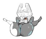 2025 anus armor big_anus big_butt biped blue_anus blue_markings blue_vulva breasts butt cute_fangs digital_media_(artwork) fangs featureless_breasts feet female fused_shadow genitals grey_body grey_skin grin guide_lines hands_behind_head headgear headgear_only helmet helmet_only humanoid imp innie_vulva legs_up lying markings midna multicolored_body multicolored_skin nintendo nude okgaki on_back one_fang orange_eyes presenting_vulva raised_arms short_stack simple_background smile soles solo spread_legs spreading teeth the_legend_of_zelda thick_thighs toes twili twilight_princess two_tone_body two_tone_skin vulva white_background white_body white_skin wide_hips