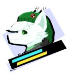 1:1 alien antennae_(anatomy) anthro apollo_caelum apollo_caelum_(artist) black_sclera digital_media_(artwork) dragon headshot_portrait hud icon lineless male mythological_creature mythological_scalie mythology persona_3_reload portrait scalie side_view smile solo