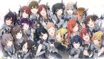  belt black_belt black_skirt dark_skin earrings glasses gloves grey_gloves hair_ornament highres idolmaster idolmaster_shiny_colors izumi_mei jewelry kazano_hiori komiya_kaho kuwayama_chiyuki long_hair mayuzumi_fuyuko mitsumine_yuika morino_rinze multiple_girls official_art open_mouth osaki_amana osaki_tenka saijo_juri sakuragi_mano serizawa_asahi shirase_sakuya short_hair skirt sonoda_chiyoko suzuki_hana tanaka_mamimi tsukioka_kogane yukoku_kiriko 