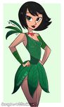  1girl ashi black_hair character_request samurai_jack solo tagme 