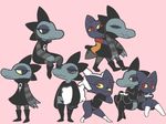  aintsmart alligator bea_(nitw) cat clothing crocodilian feline female mae_(nitw) mammal night_in_the_woods pillow_fight reptile scalie 