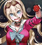  1girl ahoge iruma_miu long_hair new_danganronpa_v3 ogino_atsuki solo 