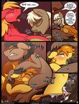  absurd_res balls big_macintosh_(mlp) blush braeburn_(mlp) braeburned comic cum cum_in_mouth cum_inside deep_throat digital_media_(artwork) earth_pony equine erection eyes_closed fellatio feral friendship_is_magic group hi_res horse john_bull_(mlp) male male/male mammal my_little_pony open_mouth oral oral_penetration orgasm orgasm_face penetration penis pony promontory_(mlp) sex simple_background swallowing tongue tongue_out vein 