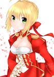  1girl blonde_hair fate/grand_order saber_(fate/extra) solo 
