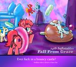  balloon bouncy_castle condom equine fall_from_grace friendship_is_magic inflatable_buttplug inflatables killian_joy male male/male mammal my_little_pony 