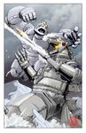  battle energy giant_robot godzilla_(series) kaiju_samurai kaijuu king_kong_(series) mecha mechagodzilla mechani-kong missile no_humans robot toho_(film_company) 