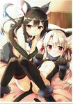  2girls cat_ears cat_tail cura fate_(series) flat_chest illyasviel_von_einzbern looking_at_viewer miyu_edelfelt multiple_girls prisma_illya 