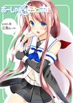  1girl kantai_collection kawakaze_(kantai_collection) kiiro_kurumi personification solo 