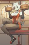  artist_request chinese_clothes furry green_eyes kyuuri panda 