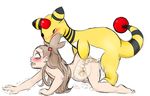  ampharos blush bulge cum cum_in_pussy cum_inside female female_on_anthro forced human male male/female mammal nintendo nude penetration pok&eacute;mon sex tagme unknown_artist vaginal vaginal_penetration video_games yellow_skin 