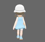  1girl animated child from_behind hat npc_trainer pokemon preschooler_(pokemon) solo 