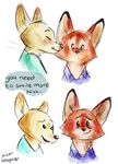  2017 anthro canine clothed clothing disney female fox fur male mammal nick_wilde skye_(zootopia) softlight289 zootopia 