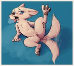  anthro anus arctic_fox blue_eyes canine disney female fox fuel_(artist) fur hi_res mammal nude pussy skye_(zootopia) solo spread_legs spreading tailwag teeth tongue tongue_out white_fur zootopia 