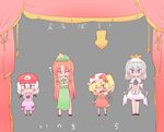  :&gt; :3 ;d alternate_headwear aoihitsuji apron arm_up bangs bat_wings blonde_hair blue_hair blush blush_stickers bow braid character_select chibi chinese_clothes collared_shirt commentary crown detached_wings directional_arrow flandre_scarlet hair_bow hat hong_meiling izayoi_sakuya long_hair maid maid_apron maid_headdress mario_(series) multiple_girls one_eye_closed open_mouth parody red_eyes red_hair remilia_scarlet sash shirt short_hair side_ponytail silver_hair skirt skirt_set sleeping sleeping_upright smile super_mario_bros. super_mario_bros._2 touhou translated twin_braids v-shaped_eyebrows very_long_hair vest wings 