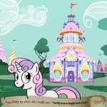  bitterplaguerat detailed_background dialogue english_text equine feral friendship_is_magic green_eyes horn horse mammal my_little_pony pony solo text unicorn 