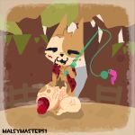 anthro balls band-aid bandage big_balls big_penis blush bottomless chest_tuft cigarette clothed clothing condom_packet_strip condom_wrapper crotch_tuft domestic_cat eyes_closed felid feline felis fishing_rod foreskin fur genitals hand_on_penis head_tuft huge_balls huge_penis humanoid_genitalia humanoid_penis hyper hyper_balls hyper_genitalia hyper_penis low_res male malsymaster51 mammal markings multicolored_body multicolored_fur musk musk_clouds musky_balls musky_penis open_clothing open_shirt open_topwear penis pierced_condom pubes retracted_foreskin saggy_balls shirt solo spectral_rod_(webfishing) spots spotted_body spotted_fur spotted_genitalia spotted_penis topwear tuft vein veiny_penis webfishing