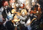  1other 3girls 4boys adelbert_steiner anniversary armor blonde_hair brown_eyes brown_hair cello dated eiko_carol final_fantasy final_fantasy_ix flute freija_crescent furry furry_female garnet_til_alexandros_xvii happy harp holding holding_instrument horns instrument kogome_(azalea4) multiple_boys multiple_girls music playing_instrument quina_quen red_hair single_horn smile tail tongue trumpet violin vivi_ornitier zidane_tribal 