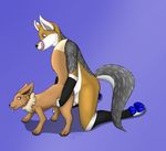  2017 4_toes 5_fingers ambiguous_gender animal_genitalia animal_penis anthro anthro_on_feral balls bestiality black_fur blue_eyes blue_fur blue_pads brown_eyes brown_fur butt canine chest_tuft digital_media_(artwork) duo eevee erection feral fur grey_fur hindlegs hindpaw interspecies male male_on_feral male_penetrating mammal multicolored_fur nintendo open_mouth out pads_(disambiguation) pawpads paws penetration penis pok&eacute;mon pok&eacute;philia selix selixjackal sex simple_background size_difference smile tan_fur toes tongue tongue_out tuft video_games white_fur 