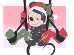  anthro anus bdsm christmas cum disney enookie erection gaping holidays latex_stockings male mammal mickey_mouse mouse nipples rodent sex_swing solo 