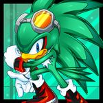  avian bird cristianharold0000 hawk jet_the_hawk male solo sonic_(series) sonic_riders tagme 