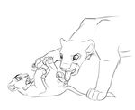  bad_parenting cunnilingus daughter digitigrade disney feline female female/female feral feral_on_feral incest kiara larger_female legs_up lion lying mammal monochrome mother mother_and_daughter nala on_back open_mouth oral parent pawpads sex simple_background size_difference sketch smaller_female the_giant_hamster the_lion_king tongue tongue_out vaginal white_background 